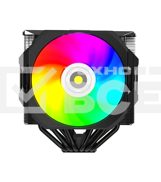Кулер для процессора Alseye i600-B черный, 120 мм, алюминий/медь, 2300 об/мин, 37.8 дБ, 4 pin, 265 Вт, 160 мм