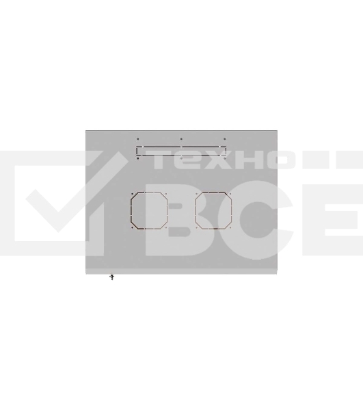 Шкаф коммутационный Suprlan (05-1206) настенный 12U 600x600мм пер.дв.стекл направл.под закл.гайки 70кг RAL 7035 535мм 26.22кг 620мм