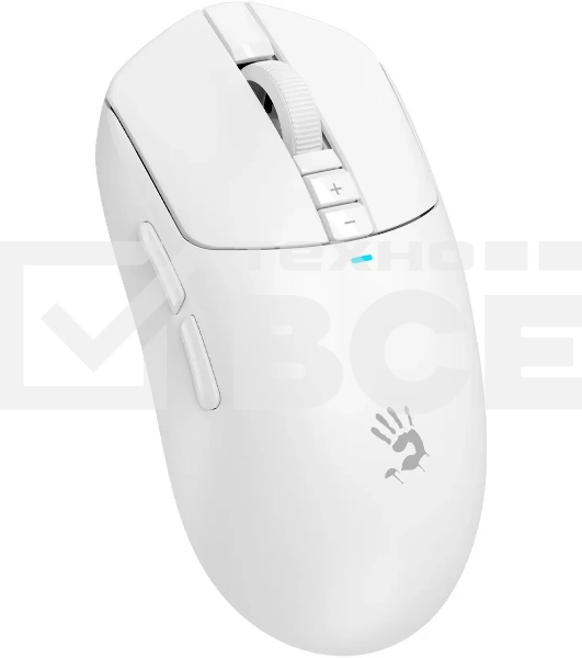 Мышь беспроводная/проводная A4Tech Bloody R72 Ultra белый, 20000 dpi, радиоканал, USB-C, кнопки - 7