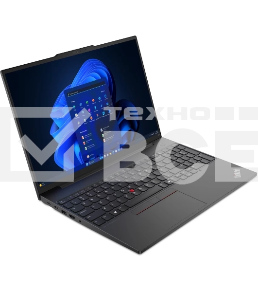 Ноутбук Lenovo ThinkPad E16 Gen 2 Ultra 5 125U 16Gb SSD 512Gb Intel Graphics 16 WUXGA IPS Cam 57Вт*ч No OS Черный 21MA004VRT