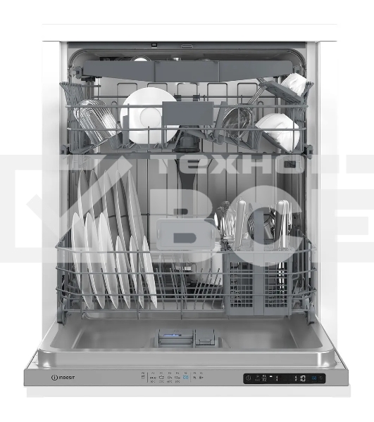 Встраиваемая посудомоечная машина Indesit DI 5C59, нержавеющая сталь, 59.8 см, 15 компл., 49 дБ, класс A