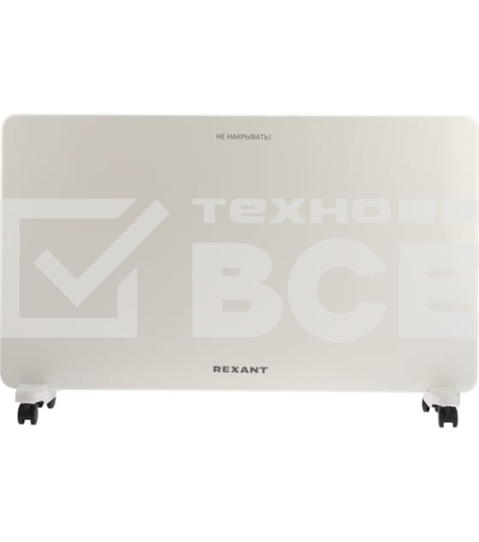 Конвектор Rexant 60-0111, белый, 2000 Вт, 25 м2, электронный термостат