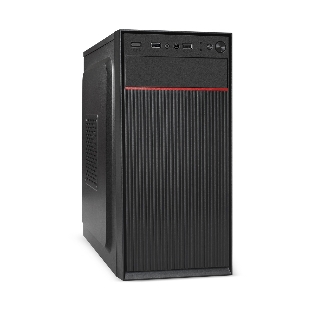 Компьютерный корпус Minitower ExeGate BAA-113-AAA450 (mATX, БП AAA450 с вент. 8см, 2*USB, аудио, черный)