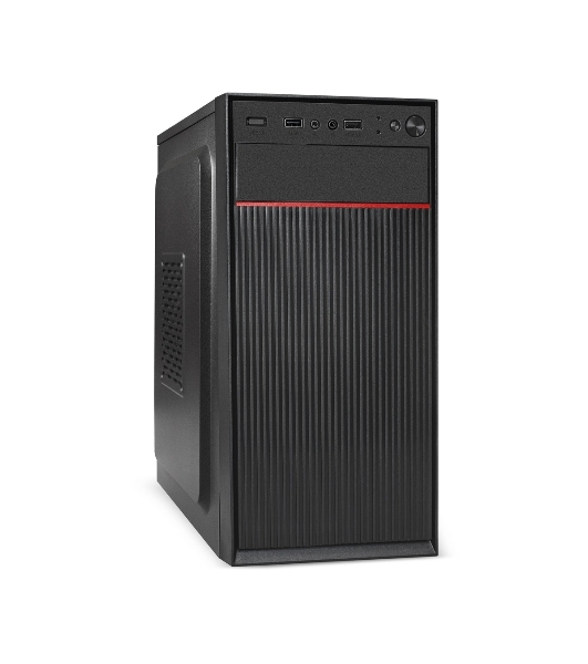 Компьютерный корпус Minitower ExeGate BAA-113-AAA450 (mATX, БП AAA450 с вент. 8см, 2*USB, аудио, черный)