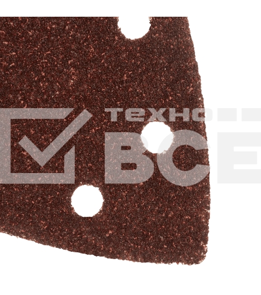 Треугольник абразивный Denzel на ворc. подложке под 