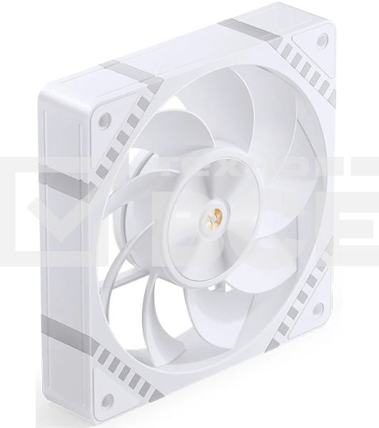 Вентилятор для корпуса JONSBO HF2-120WR Reverse (120x120x25мм, 4-pin PWM, ARGb, 63.3CFM, 29.5dBA, 2200RPM, белый)