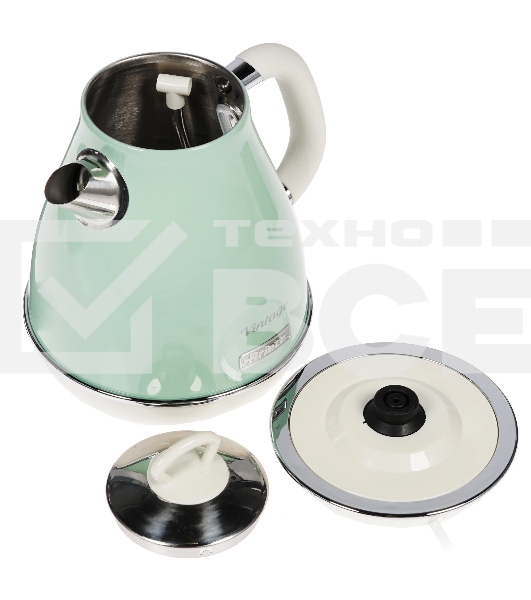 Чайник электрический Ariete Vintage 2869/04 2000 Вт, 1.7 л, зеленый