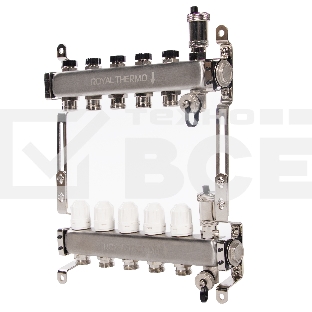Коллектор Royal Thermo нерж. в сборе универсальный 1