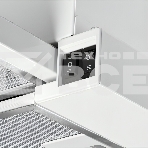 Вытяжка встраиваемая Kuppersberg SLIMLUX 60 W, ширина 55,2 см, отвод/рециркуляция, 550 м3/час, механическое кнопочное управление, 3 скорости, светодиодное освещение 2х2 Вт, металлические жироулавливающие фильтры, угольный фильтр KF-Y (опция), белый, фото13