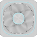 Вентилятор для корпуса Formula Air Fusion 1 WH Reverse ARGb 120х120x28 белый 4-pin 35.97дБ (упак.:1шт) (AIR FUSION 1 WH REVERSE) Ret, фото5