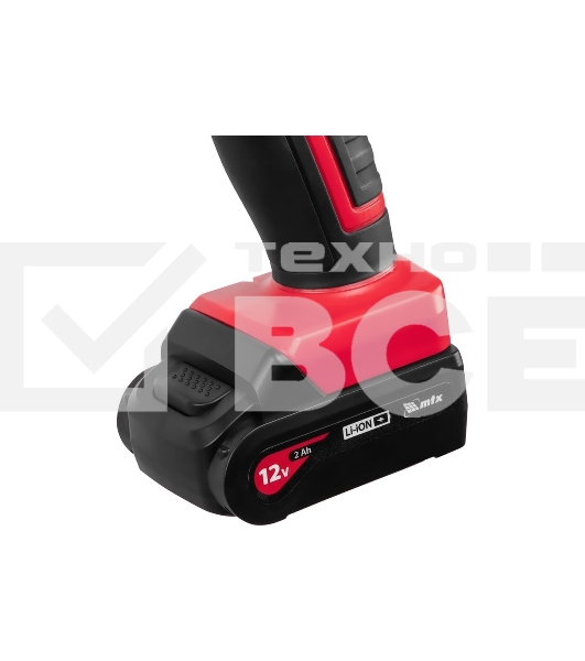 Дрель-шуруповерт аккумуляторная MTX MCDL-12-02, Аккумуляторная, 12В, 2 АКБ, Кейс