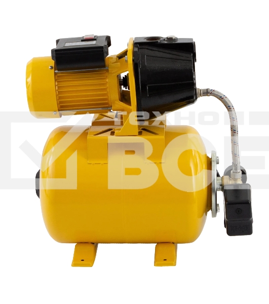 Насосная станция Denzel PS1100С 1100 Вт, 4500 л/ч, ресивер 24 л, подъем 46 м, чугун