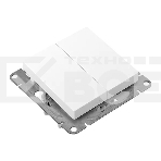 Механизм выключателя EKF UP1-SWW-21 двухклавишный, проходной, белый Эпика, фото9