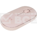 Мышь беспроводная Logitech Pebble M350 розовый, 1000 dpi, радиоканал, Bluetooth, USB, кнопки - 3, фото12