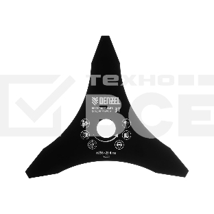 Диск для триммера Denzel 255 х 25,4 мм, толщина 1,6 мм, 3 лезвия 96377