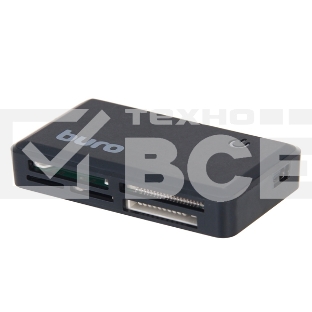 Устройство чтения карт памяти USB2.0 Buro BU-CR-151 черный