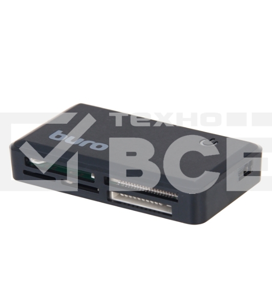 Устройство чтения карт памяти USB2.0 Buro BU-CR-151 черный
