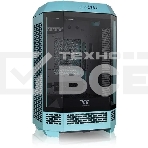 Компьютерный корпус Thermaltake The Tower 300 Turquoise голубой без БП miniITX 7x120mm 5x140mm 2xUSB3.0 audio bott PSU, фото5