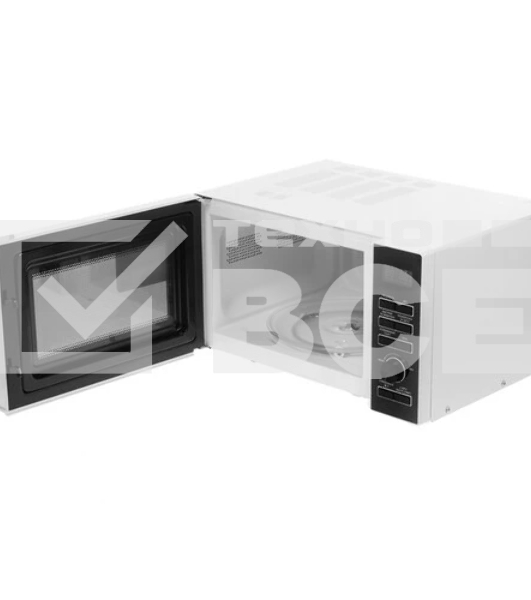 Микроволновая печь BBK 25MWS970TWB белый, 25 л, 900 Вт, поворотный механизм/кнопки