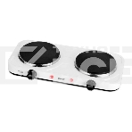 Плита настольная электрическая Centek CT-1507 белый, конфорок 2 электрических, 42 см x 5 см x 22 см, фото2