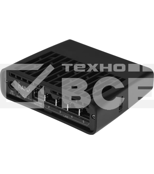 Маршрутизатор mikroTik hAP ax2 C52iG-5HaxD2HaxD-TC WIFI6, 2.4+5Ghz, 5RJ45 1Gbit, 1 POE