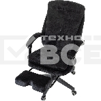 Кресло руководителя Бюрократ T-9950MSG-F Fabric черный Light-20, крестов. пластик, подст. для ног, фото12