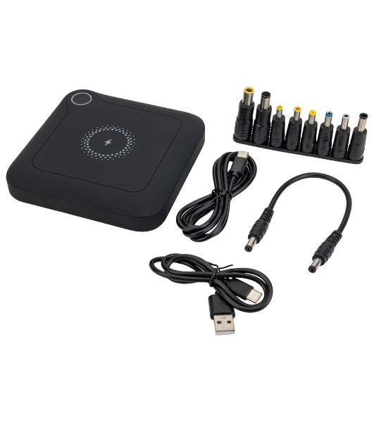 Универсальный внешний аккумулятор TopON TOP-T84, DC, USB, 2xType-C, 24000mAh (88,8 Wh), до 84Вт , Черный