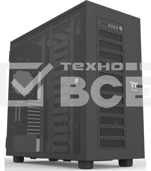 Компьютерный корпус Thermaltake AX700 Glass черный без БП XL-ATX 18x120мм 18x140мм 2x200мм 4xUSB 3.0 audio bott PSU