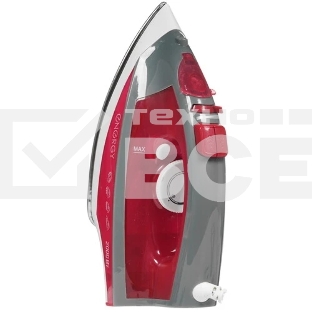 Утюг Energy EN-328 бордовый, 2000 Вт, стальная подошва (270053)