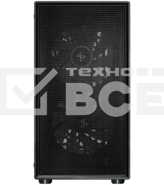 Компьютерный корпус XASTRA A305M 3FRGb Black mATX/Mesh/ tempered glass / 2x140мм + 1x120мм FRGb fans/ A305M-2FC14F-1FC12F