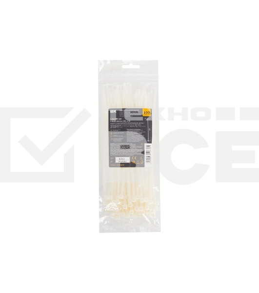 Хомут IEK UHH31-D036-200-100 3,6х200 мм нейлон (100 шт)