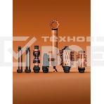 Фен -щетка с ионизацией Tuvio HBI1414, 7 насадок, оранжевый, фото3