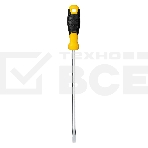 Отвертка шлицевая Deli DL6382501 8х250мм Материал: CR-V. Двухкомпонентная ручка. Хромированная, фото2