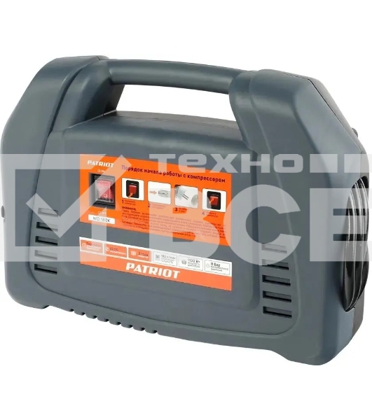 Компрессор поршневой Patriot WO 180K безмасляный 180л/мин 1100Вт синий/черный