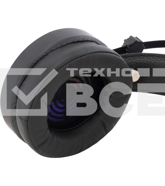 Наушники с микрофоном Oklick/Оклик HS-L810G ANONYMOUS черный 2.2м мониторные оголовье