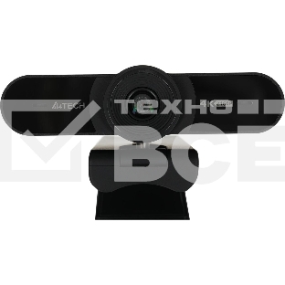 Веб-камера A4Tech PK-1000HA 3840x2160, 30 кадр/с, USB Type-A, микрофон (2 шт, шумоподавление), автоматическая фокусировка, автоосвещение, универсальное крепление