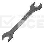 Ключ рожковый Сибртех, 27 х 30 мм, CrV, фосфатированный, ГОСТ 2839, фото 1