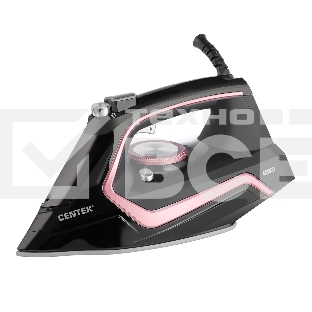 Утюг Centek CT-2313 розовый/черный, 2400 Вт, 50 г/мин, 185 г/мин, 350 мл