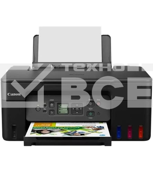 МФУ струйное Canon Pixma G3470 (5805C029AA), A4, цветной, печ. до 11/6 стр/мин. (ч/б/цв.), 4800 x 1200 dpi (печ.), 600x1200dpi (скан.), USB, Wi-Fi черный