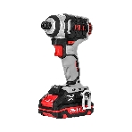 Винтоверт P.I.T. IMPACT аккум. бесщеточный PSD20H-230A/2 (20В, 230Нм, 3ск, HEX 1/4', 2х2Ач,ЗУ,кейс), фото 1