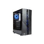 Компьютерный корпус ATX Eurocase A85 4ARGB черный без БП закаленное стекло USB 3.0, фото 1
