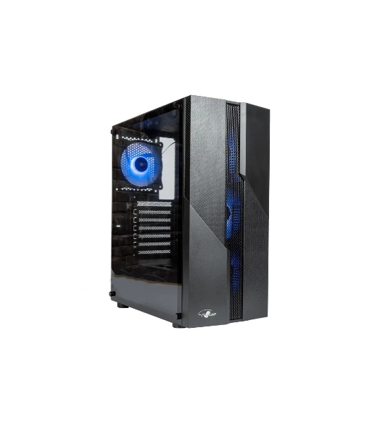Компьютерный корпус ATX Eurocase A85 4ARGB черный без БП закаленное стекло USB 3.0