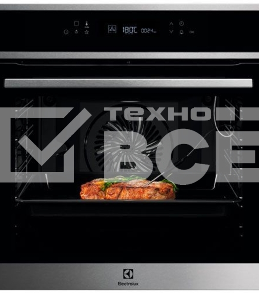 Духовой шкаф Электрический Electrolux COE7P31X2 черный/серебристый