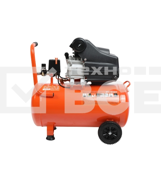 Компрессор PATRIOT EURO 50-260К [525306316] { Мощность: 1.8 кВт; Напряжение: 230В~50Гц; Обороты двигателя: 2850 об/мин; Производительность: 260 л/мин; Объем ресивера: 50 л; Давление: 8 бар; Вес: 28,5}