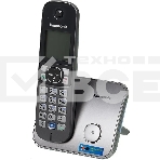 Телефон беспроводной (DECT) Panasonic KX-TG6811RUM (серебристый) {Беспроводной DECT,40 мелодий,телефонный справочник 120 зап.}, фото8