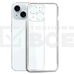 Чехол (клип-кейс) BoraSCO для Apple iPhone 15 Plus прозрачный, фото9