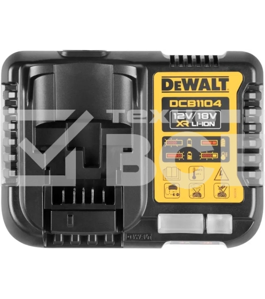 Батарея аккумуляторная DeWalt DCB1104P2 18В 5Ач Li-Ion (З/У в компл.)