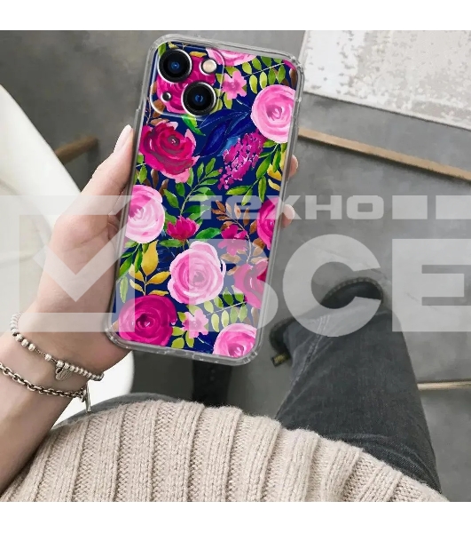 Чехол (клип-кейс) Gresso Air для Apple iPhone 13 прозрачный/рисунок gr17aaae9102