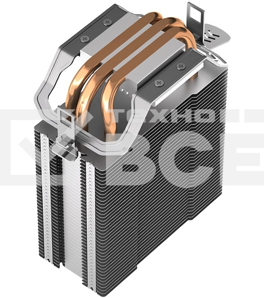Кулер для процессора DEEPCOOL AG300 черный, 92 мм, алюминий/медь, 3050 об/мин, 30.5 дБ, 4 pin, 150 Вт, 129 мм