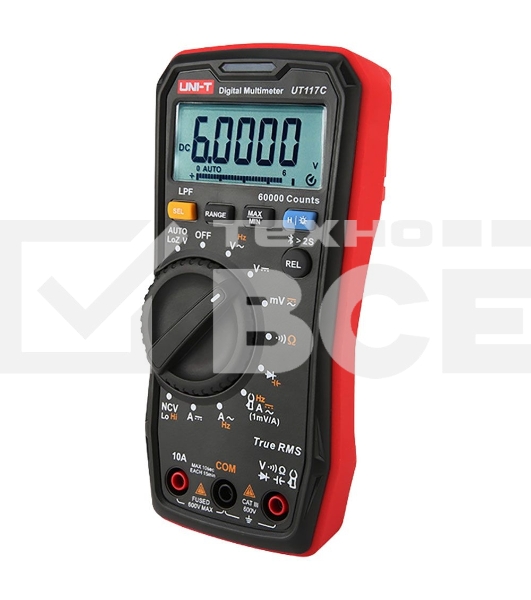 Цифровой мультиметр UNI-T UT117C Bluetooth 60000 отсчетов True RMS